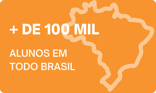 + DE 100 MIL ALUNOS EM TODO BRASIL